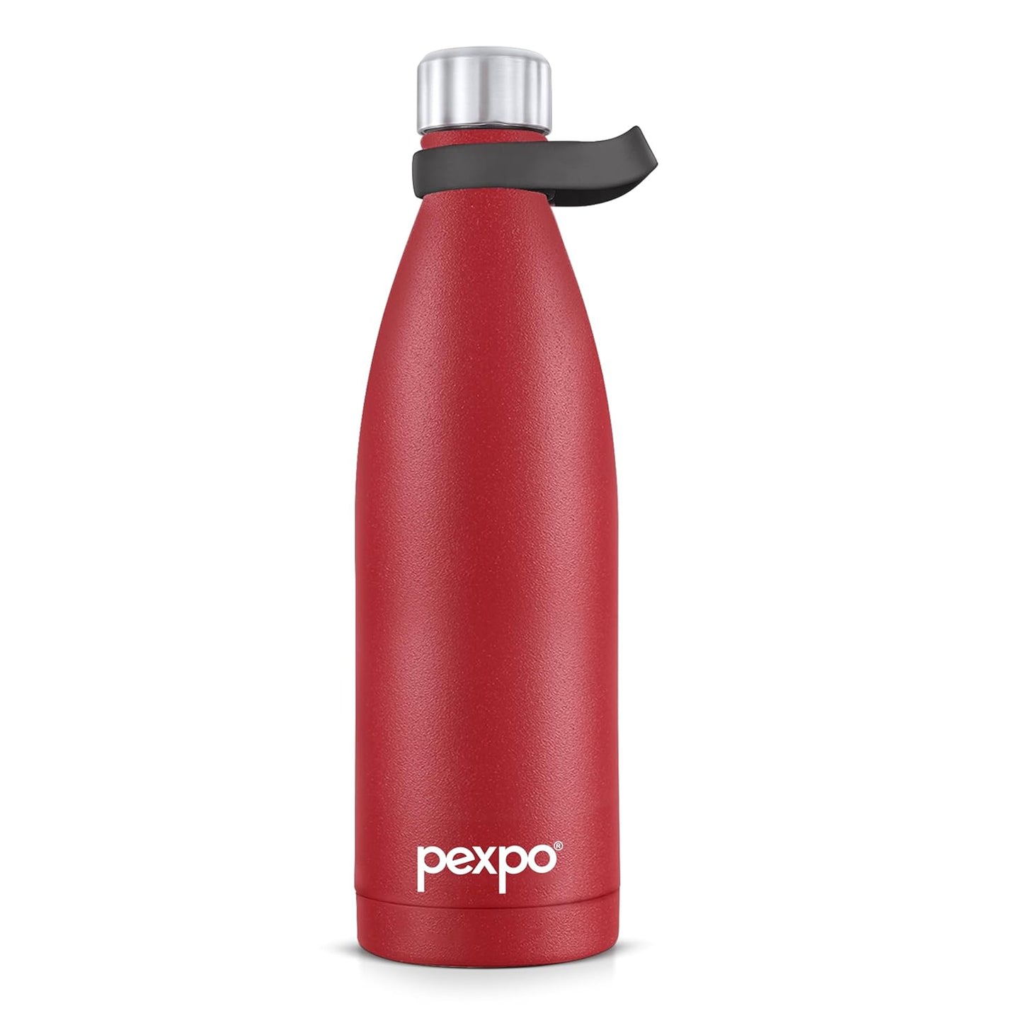 Pexpo Evok - Stainless Steel Vacuum Insulated Leak Proof Water Bottle | 24/7 Hot & Cold | ISI Certified