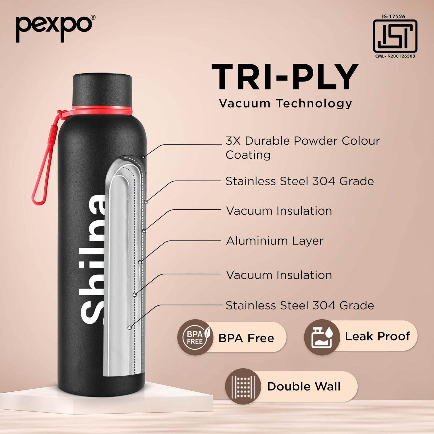 Bravo Customize Hot & Cold Water Bottle