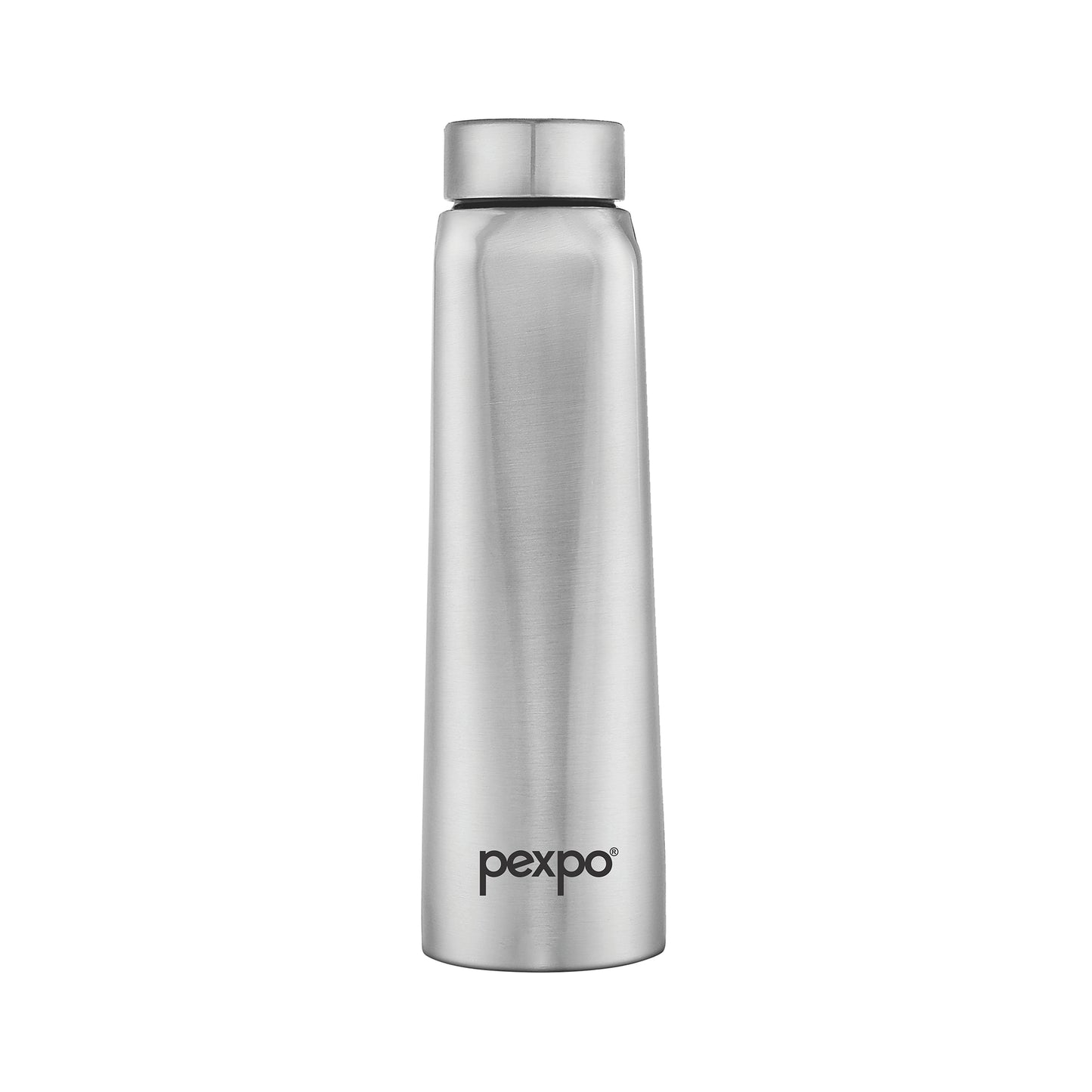 PEXPO Vertigo- Wide Mouth & Leak-Proof Stainless Steel Water Bottle with Steel Cap