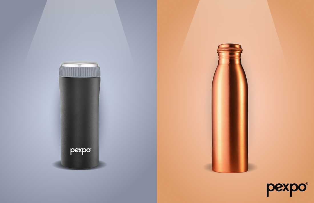 Copper Vs Stainless Steel Bottle - Which One is Healthier?