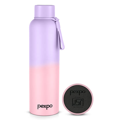 Pexpo Bravo Thermo Steel Bottle | Tri-Ply Vacuum Insulated Hot & Cold Flask - Ombre Design