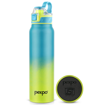 Pexpo Amaze Thermo Steel Bottle | Tri-Ply Vacuum Insulated Hot & Cold Flask | For Travel