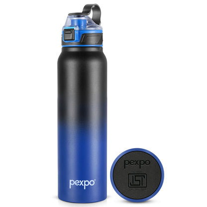Pexpo Amaze Thermo Steel Bottle | Tri-Ply Vacuum Insulated Hot & Cold Flask | For Travel