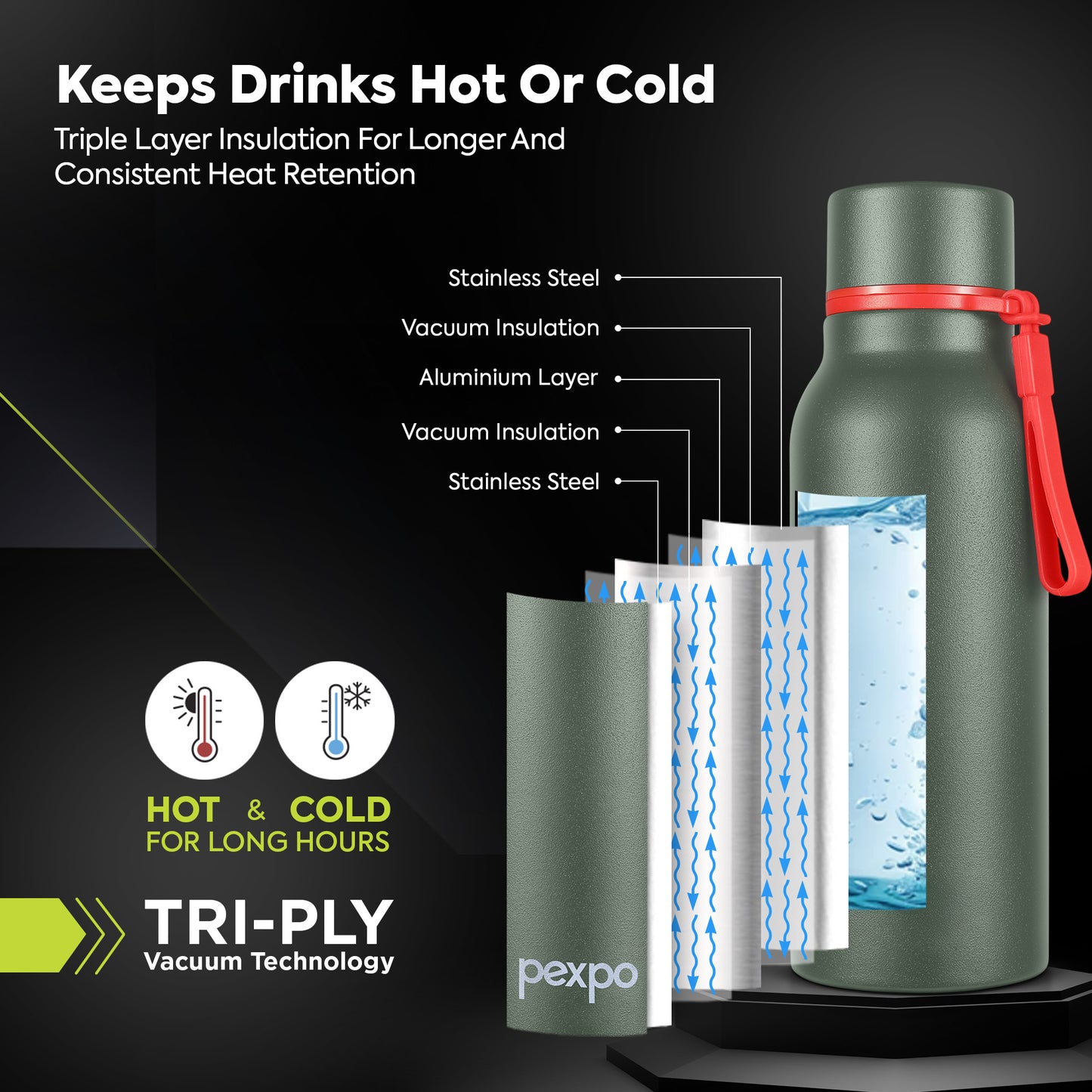 Bosco Hot & Cold Water Bottle