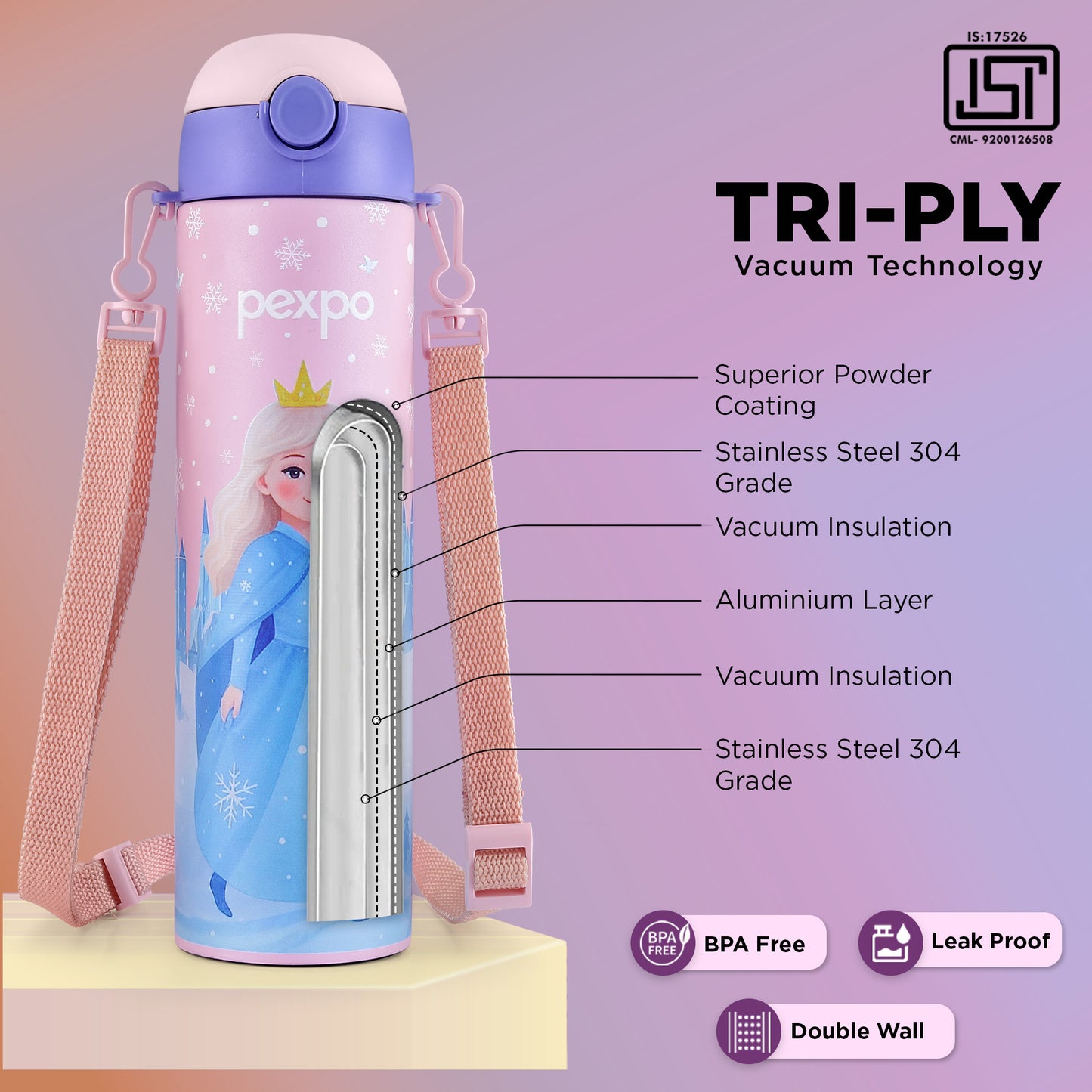 Pixy Art Hot & Cold Water Bottle