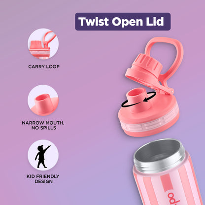 Texas Pink Doll Print Hot & Cold Water Bottle