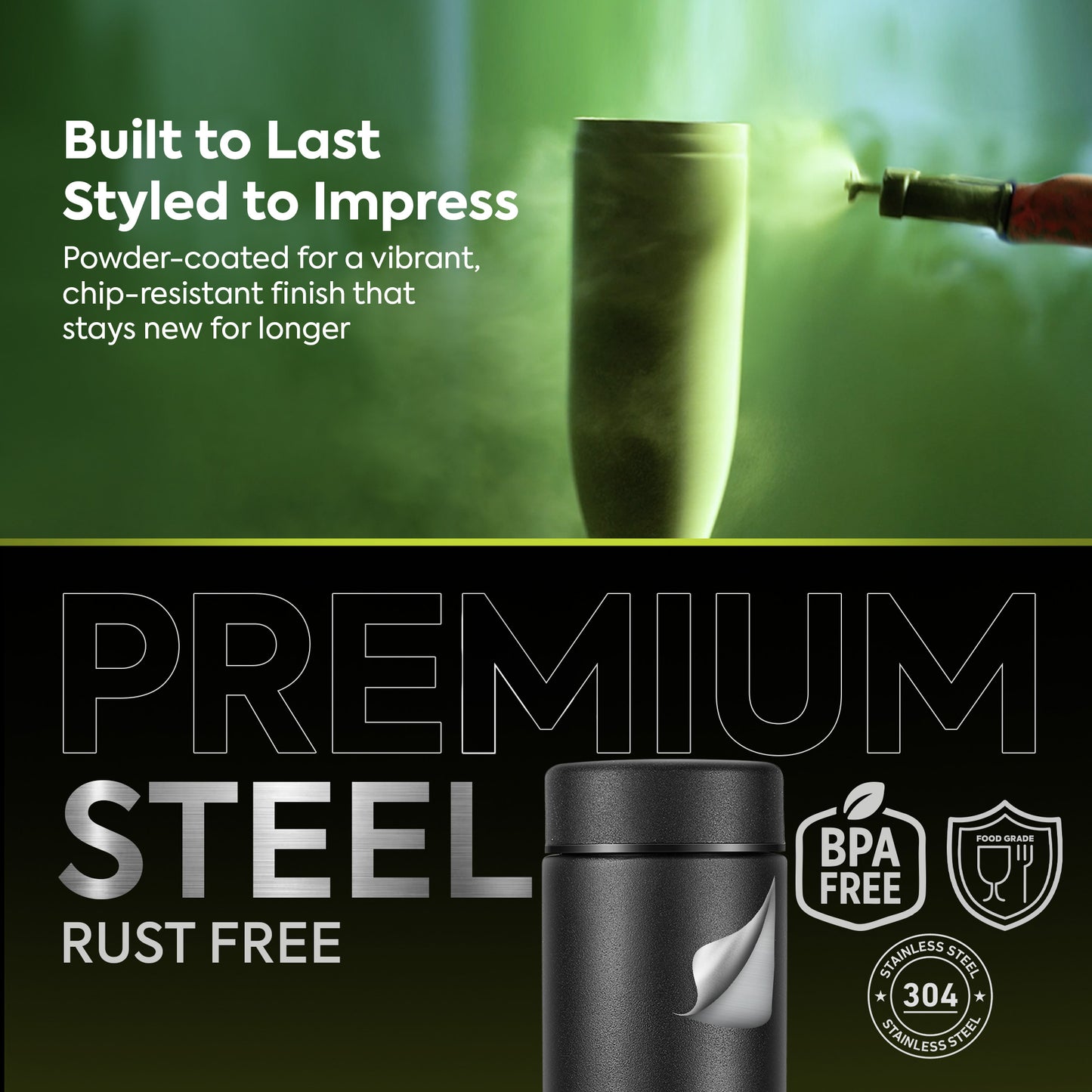 Titanium Hot & Cold Water Bottle