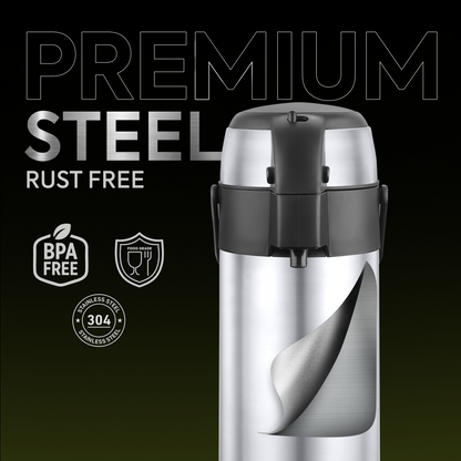 AquaPort Double Walled Vacuum Insulated -Coffee/Tea Dispenser