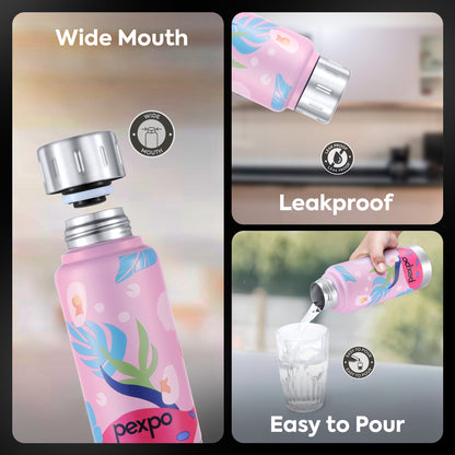 Cameo Plant-themed Art Hot & Cold Water Bottle