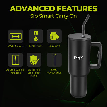 Stanzy – Insulated Stainless Steel Tumbler with Handle