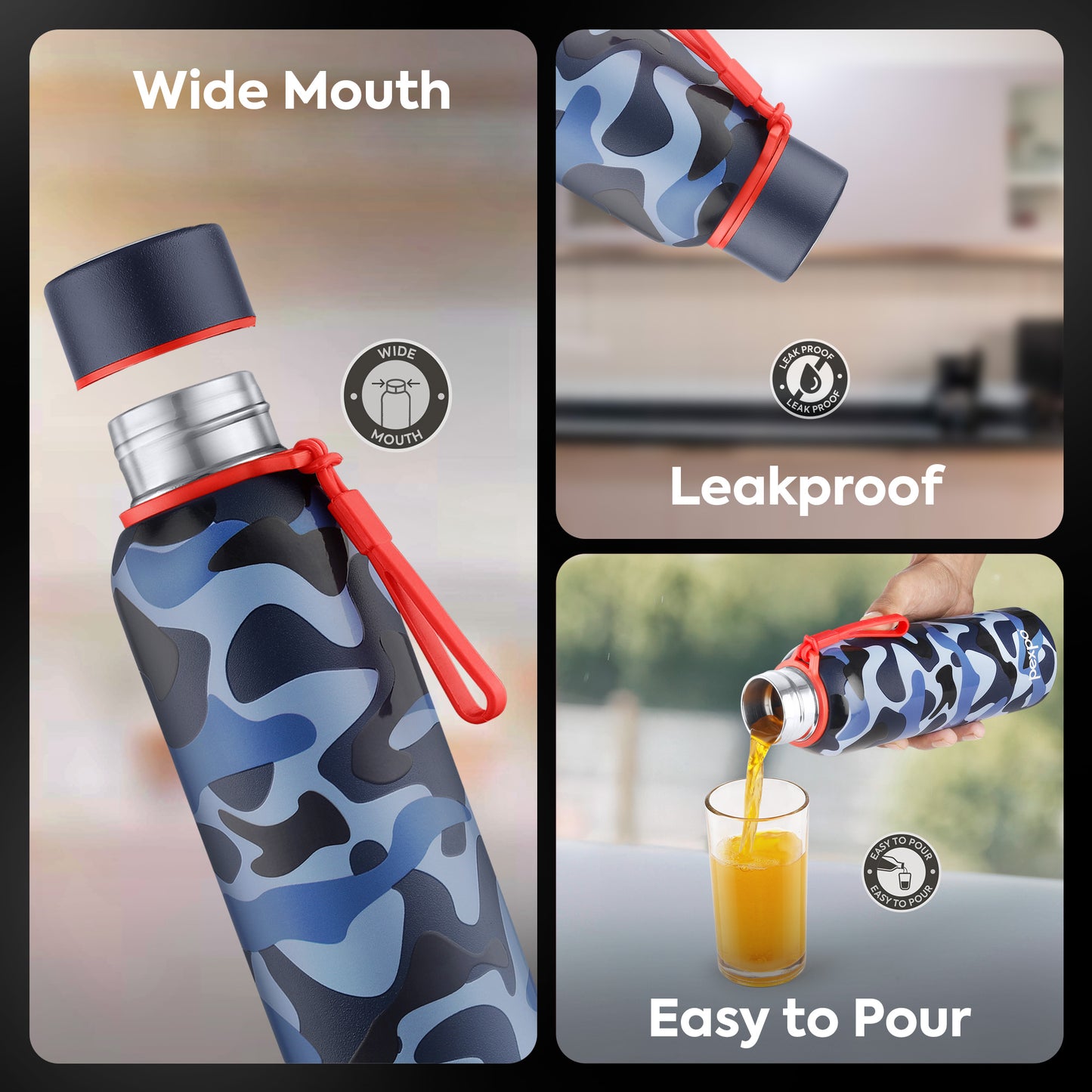 Bravo Camouflage Art Hot & Cold Water Bottle