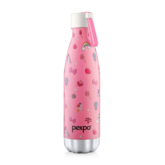 Espresso Art Candy Design Hot & Cold Water Bottle