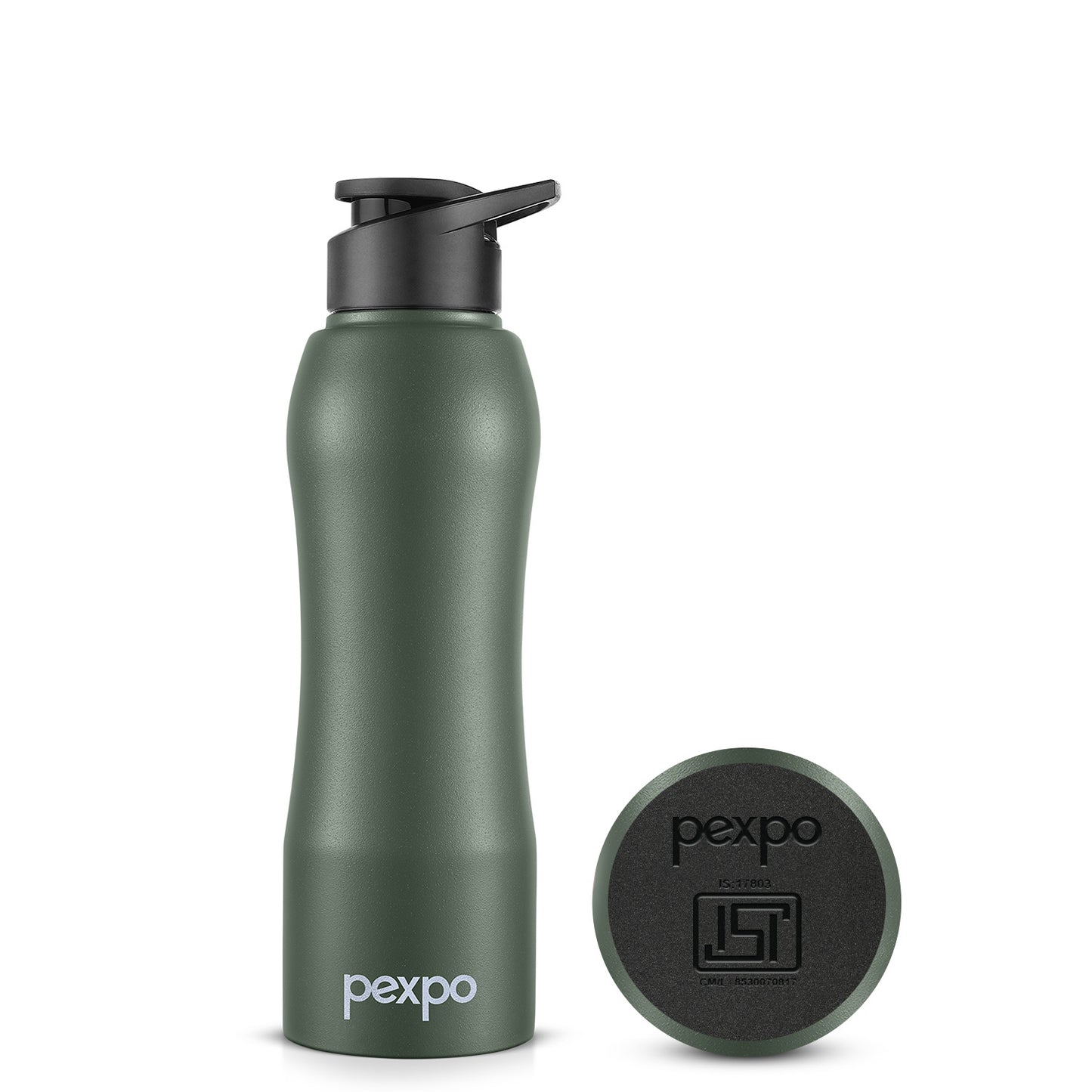Bistro SS Water Bottle with Sipper Cap