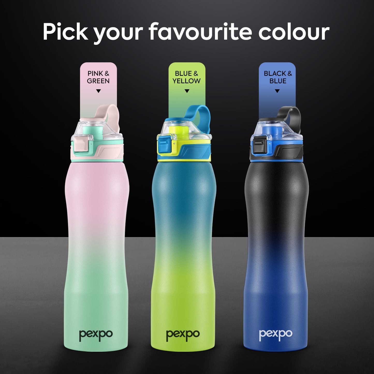 Bliss SS Water Bottle with Double Lock Cap