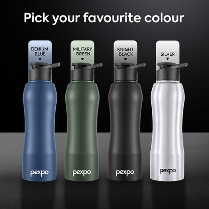 Bistro SS Water Bottle with Sipper Cap