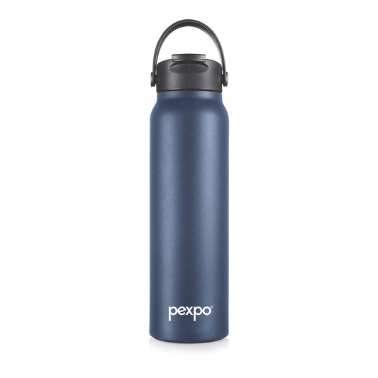 Pexpo Alligator - Stainless Steel Vacuum Insulated Bottle | 24/7 Hot & Cold Comes with Easy-Carrying Handle