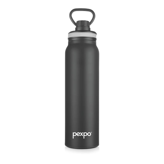 Pexpo Austin - Stainless Steel Vacuum Insulated Bottle | 24/7 Hot & Cold Comes with Easy-Carrying Handle