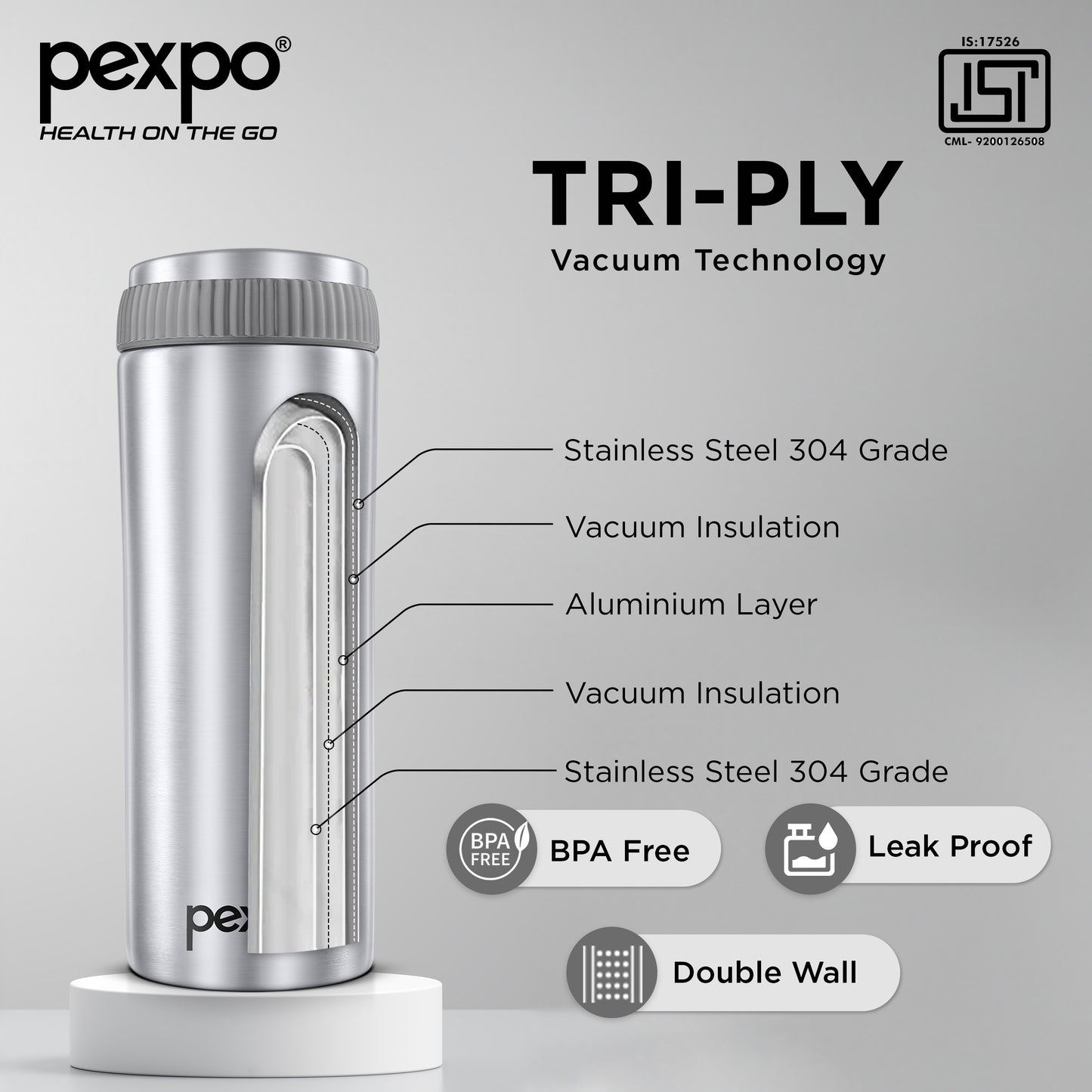Crypto Hot & Cold Water Bottle