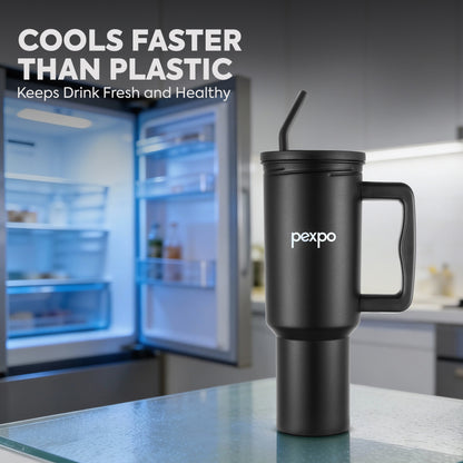 Sipzy - Stainless Steel Tumbler with Handle