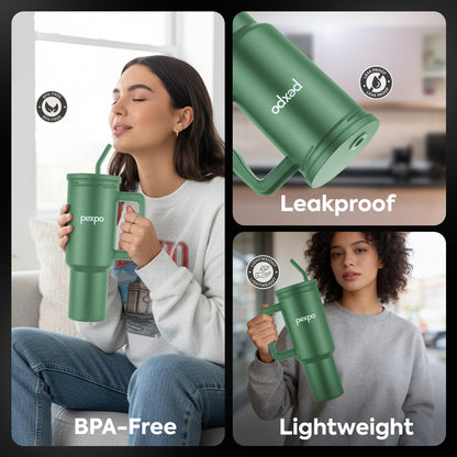 Sipzy - Stainless Steel Tumbler with Handle