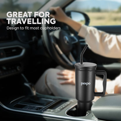 Sipzy - Stainless Steel Tumbler with Handle