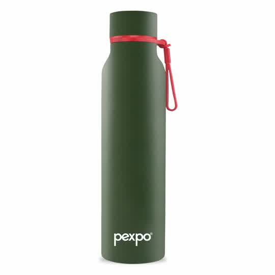 Pexpo Bosco- Stainless Steel Vacuum Insulated Water Bottle | BPA-Free | 24/7 Hot & Cold