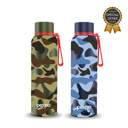 Combo-Bravo Green 700ml (Vacuum Insulated Bottle) and Bravo Blue 700ml (Vacuum Insulated Bottle)