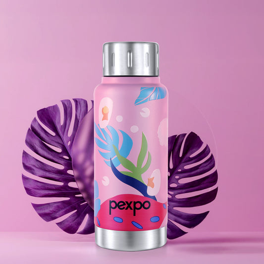 Cameo Plant-themed Art Hot & Cold Water Bottle