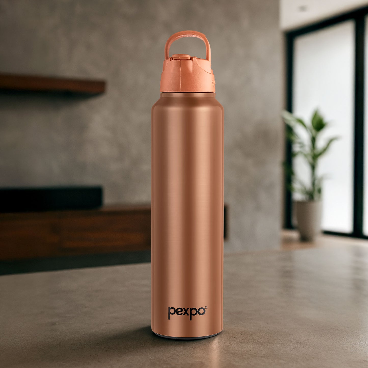 Cooper SS Water Bottle (with Copper Straw)