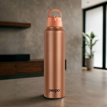 Cooper SS Water Bottle (with Copper Straw)