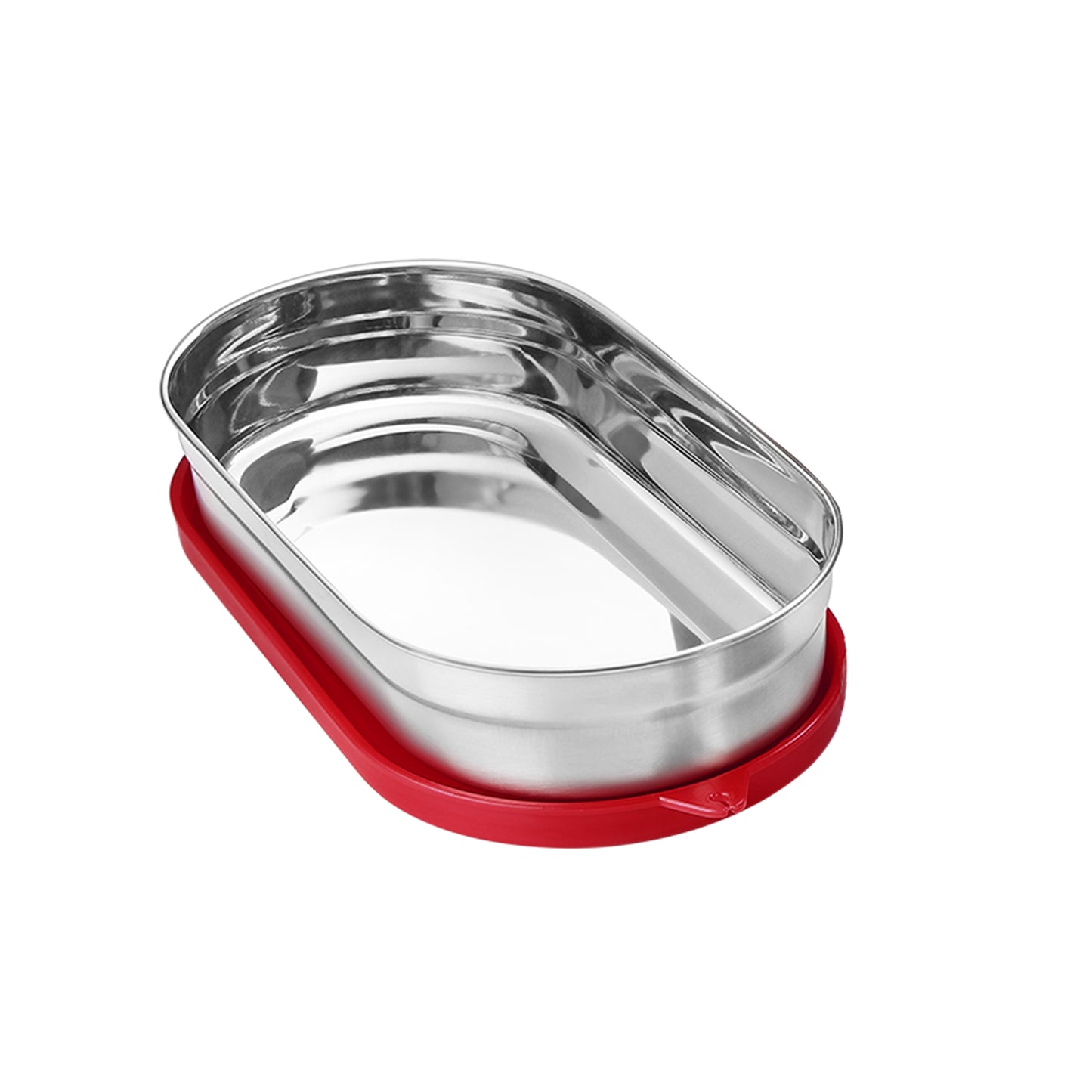 Chapati Box Oval-Shaped Steel Container