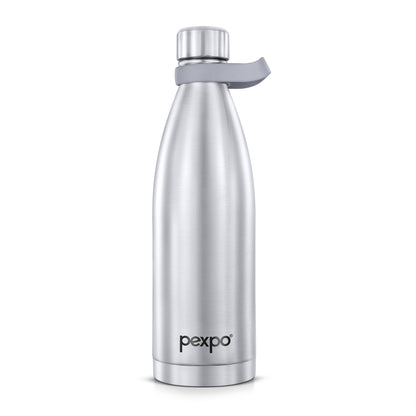 Pexpo Evok - Stainless Steel Vacuum Insulated Leak Proof Water Bottle | 24/7 Hot & Cold | ISI Certified