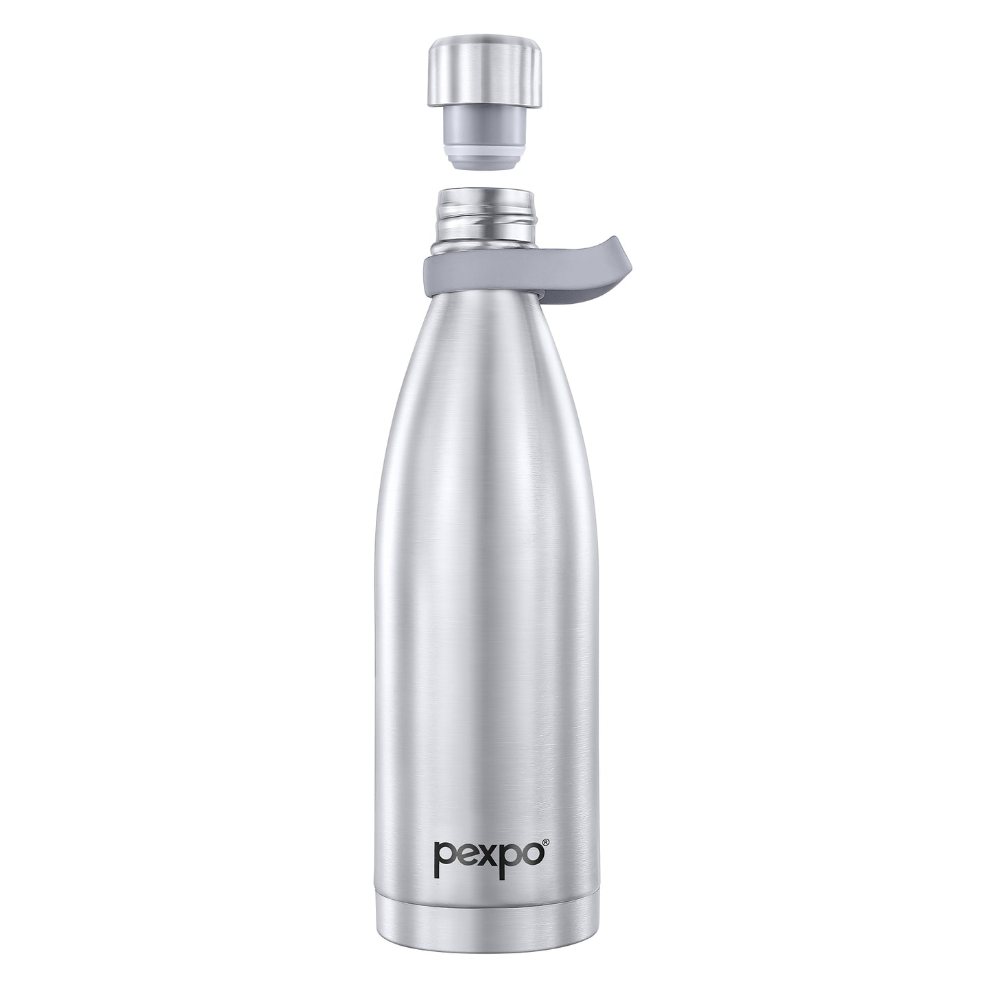 Pexpo Evok - Stainless Steel Vacuum Insulated Leak Proof Water Bottle | 24/7 Hot & Cold | ISI Certified