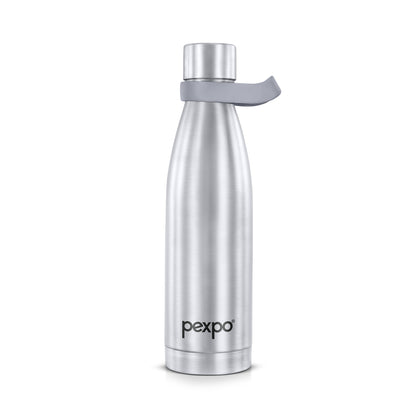 Pexpo Evok - Stainless Steel Vacuum Insulated Leak Proof Water Bottle | 24/7 Hot & Cold | ISI Certified