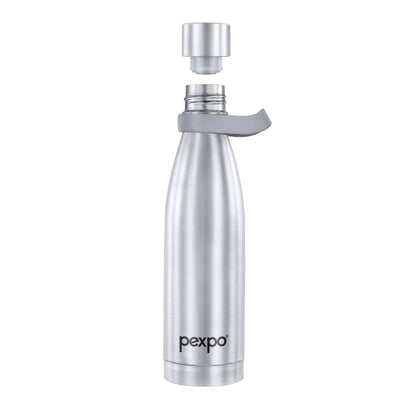 Pexpo Evok - Stainless Steel Vacuum Insulated Leak Proof Water Bottle | 24/7 Hot & Cold | ISI Certified