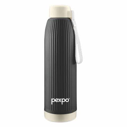 Pexpo Easy Grip-PU Insulated 4 Hours Warm & Cold  700 ml | Safe & Portable (Stainless Steel)