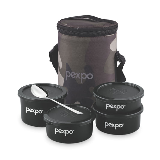 Pexpo Food Fort - Stainless Steel Microsafe Tiffin Box