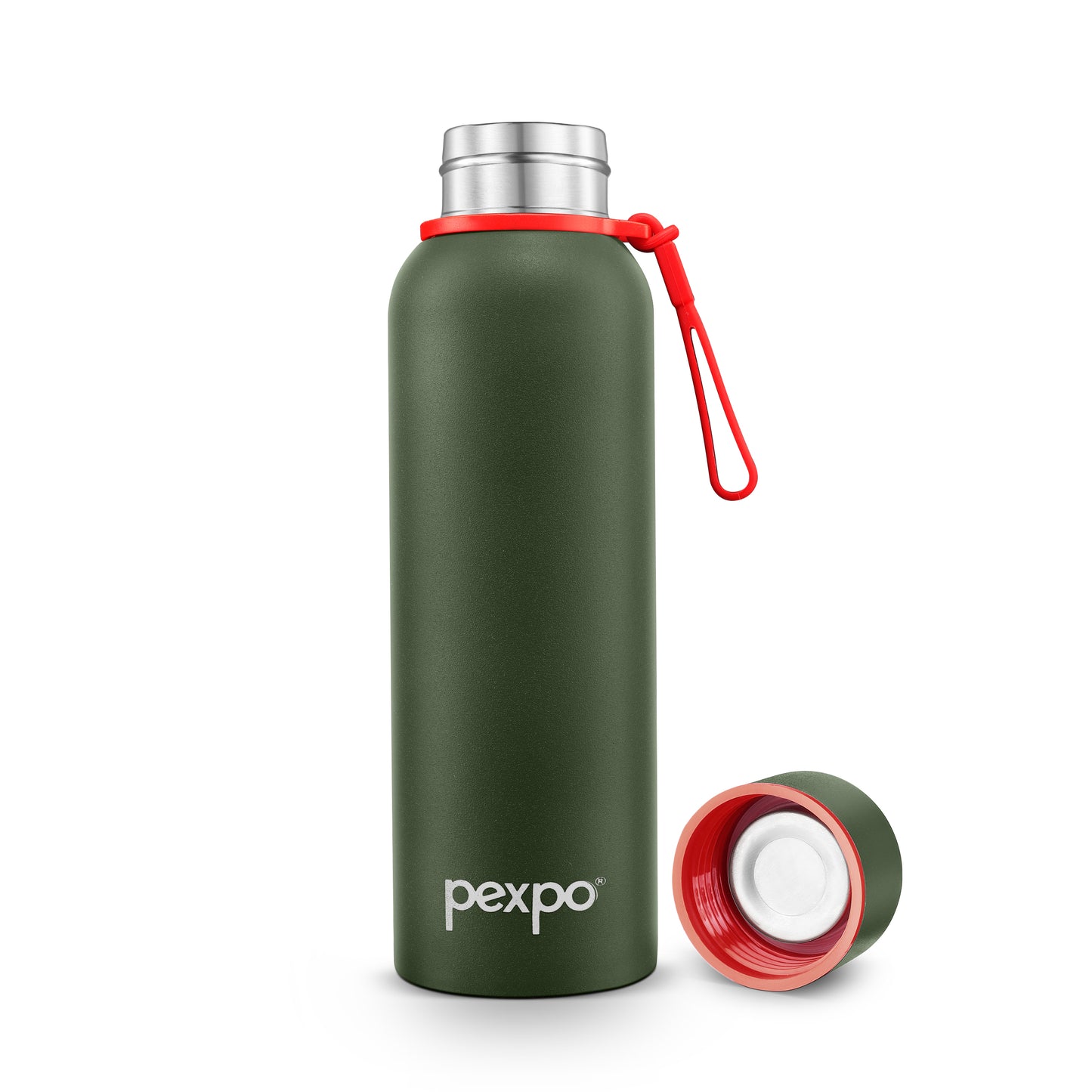 Pexpo Bravo - Stainless Steel Vacuum Insulated Water Bottle| Durable  | 24/7 Hot & Cold