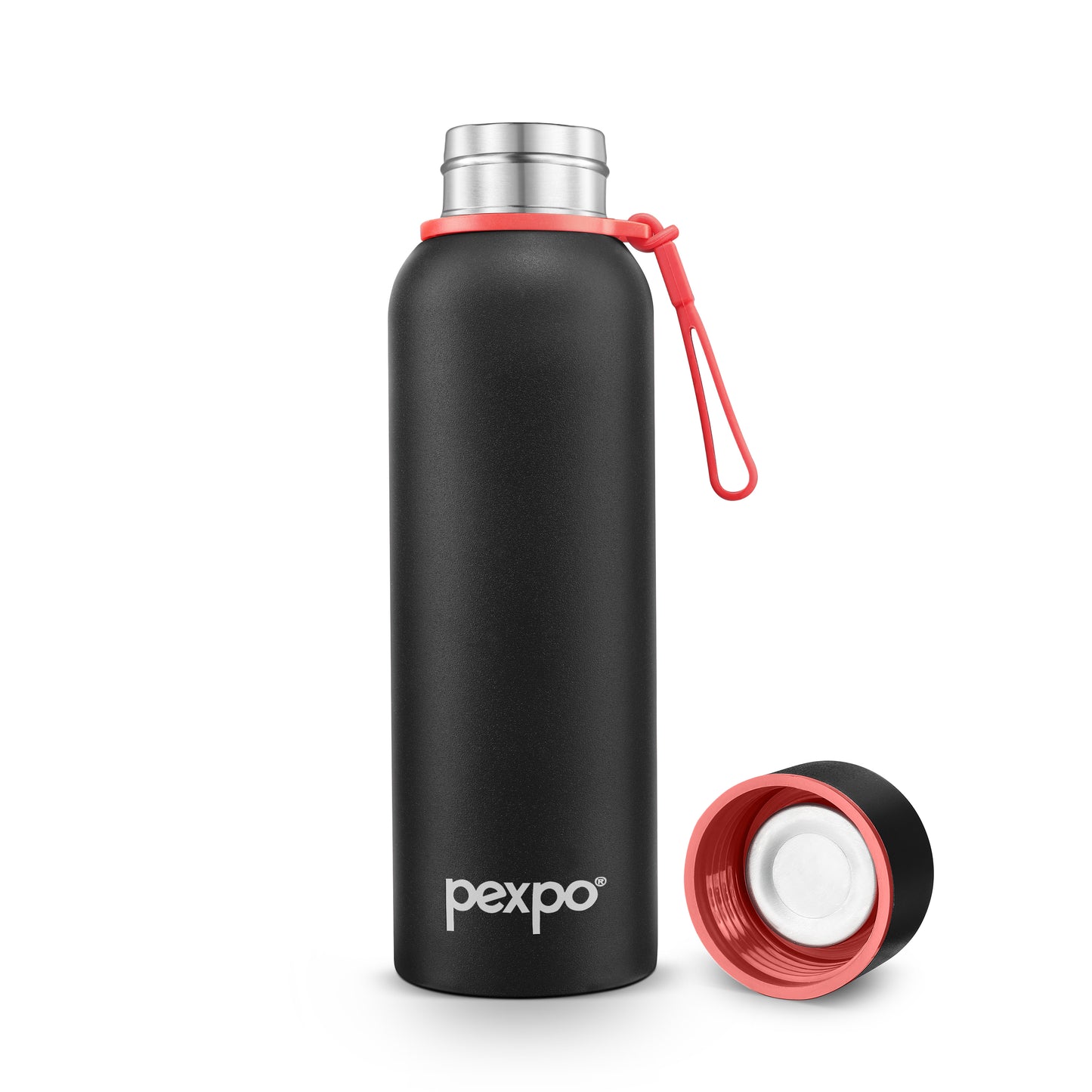 Pexpo Bravo - Stainless Steel Vacuum Insulated Water Bottle| Durable  | 24/7 Hot & Cold