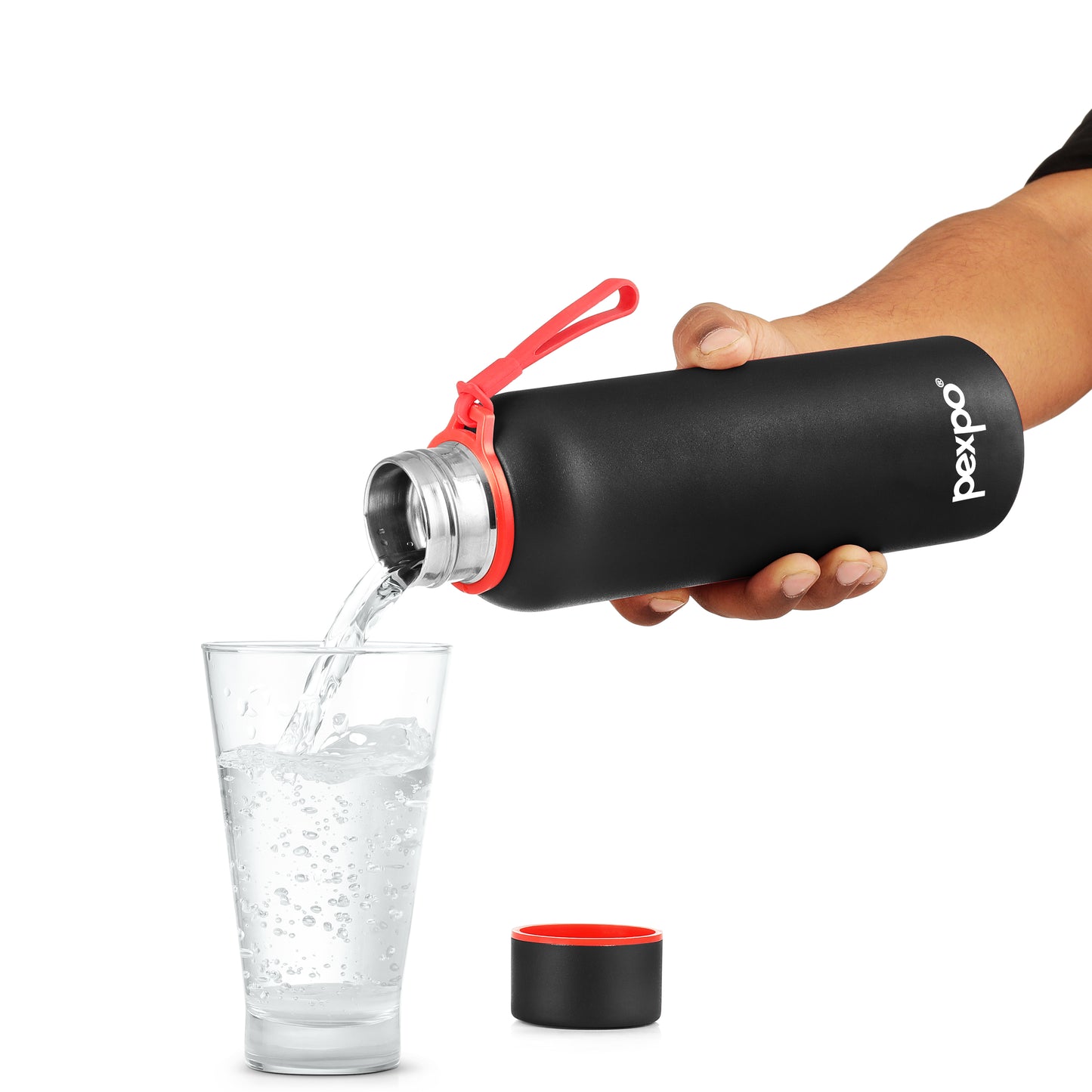 Pexpo Bravo - Stainless Steel Vacuum Insulated Water Bottle| Durable  | 24/7 Hot & Cold