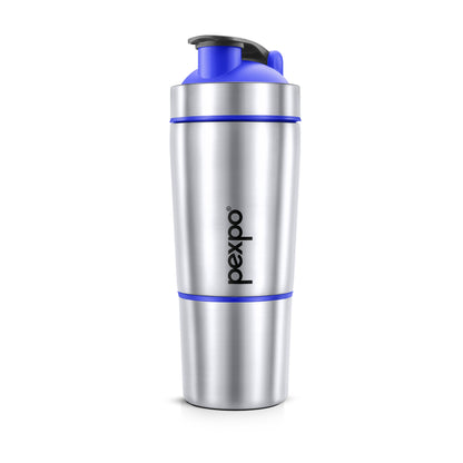 Kinetic Stainless Steel Shaker with extra Compartment