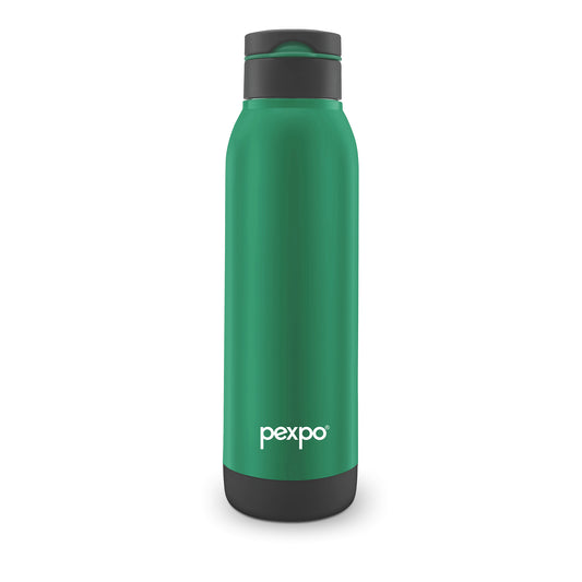 PEXPO Macho - Leak-Proof Stainless Steel Water Bottle with SIPPER Cap & vibrent colors