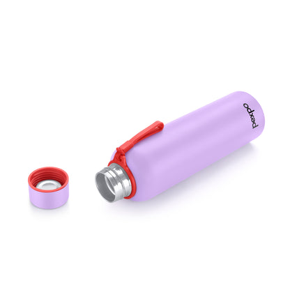 Pexpo Bravo Thermo Steel Bottle | Tri-Ply Vacuum Insulated Hot & Cold Flask - Pastel Edition
