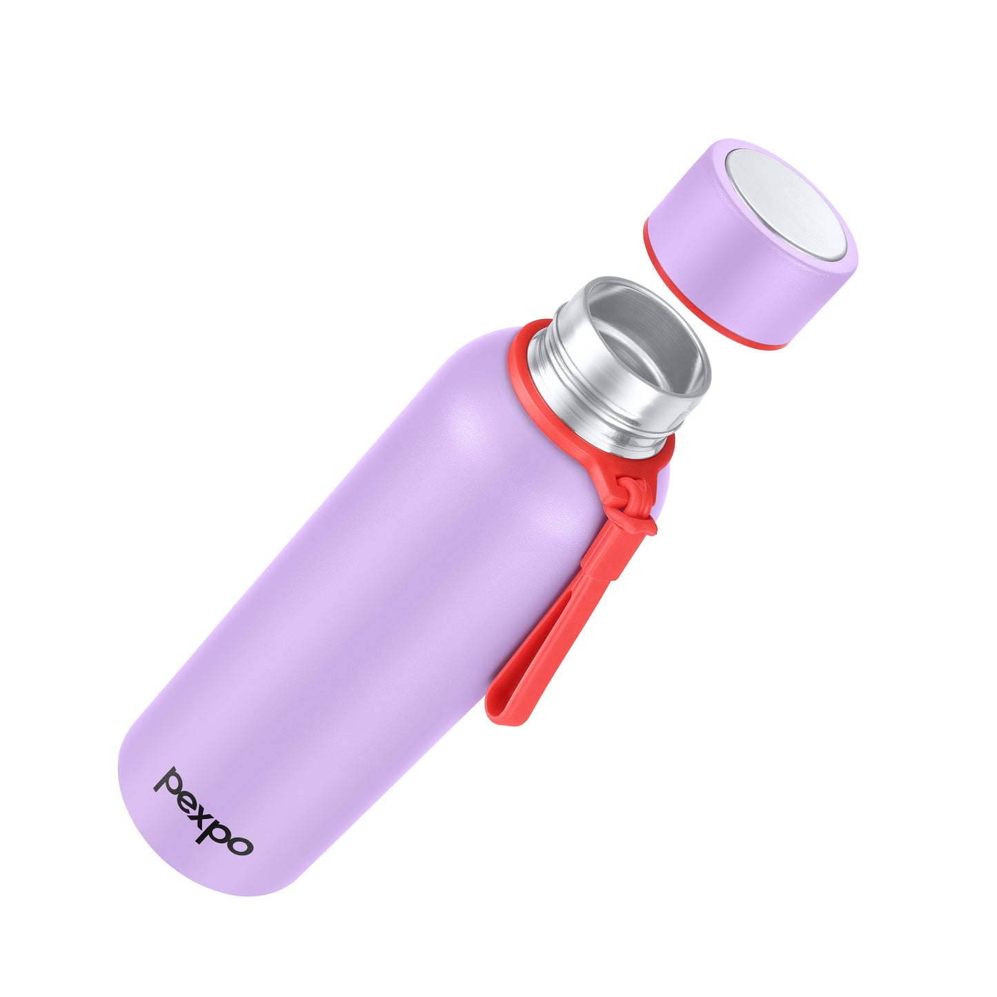 Pexpo Bravo Thermo Steel Bottle | Tri-Ply Vacuum Insulated Hot & Cold Flask - Pastel Edition