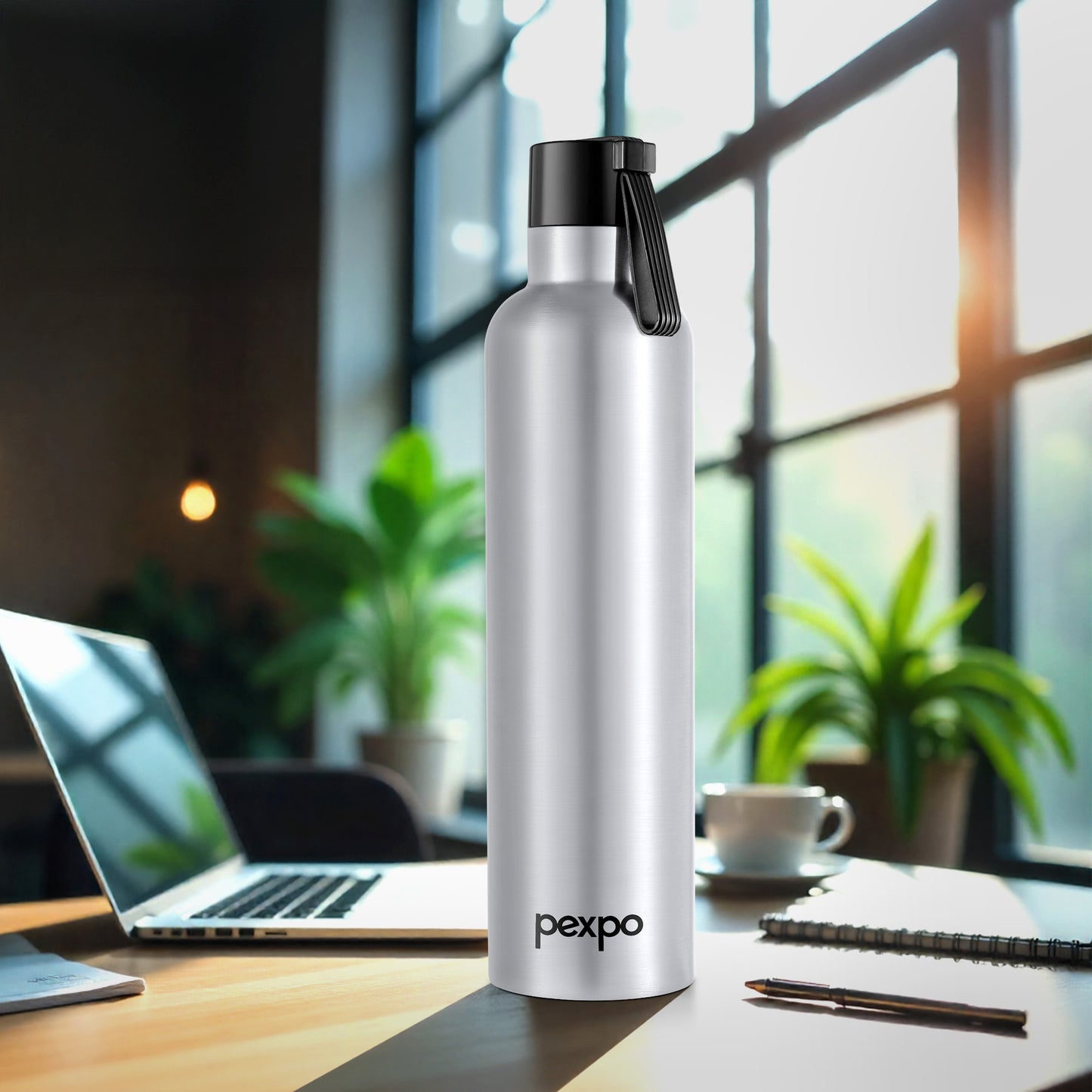 Pexpo Oslo Thermo Steel Bottle | Tri-Ply Vacuum Insulated Hot & Cold Flask | For Daily Use