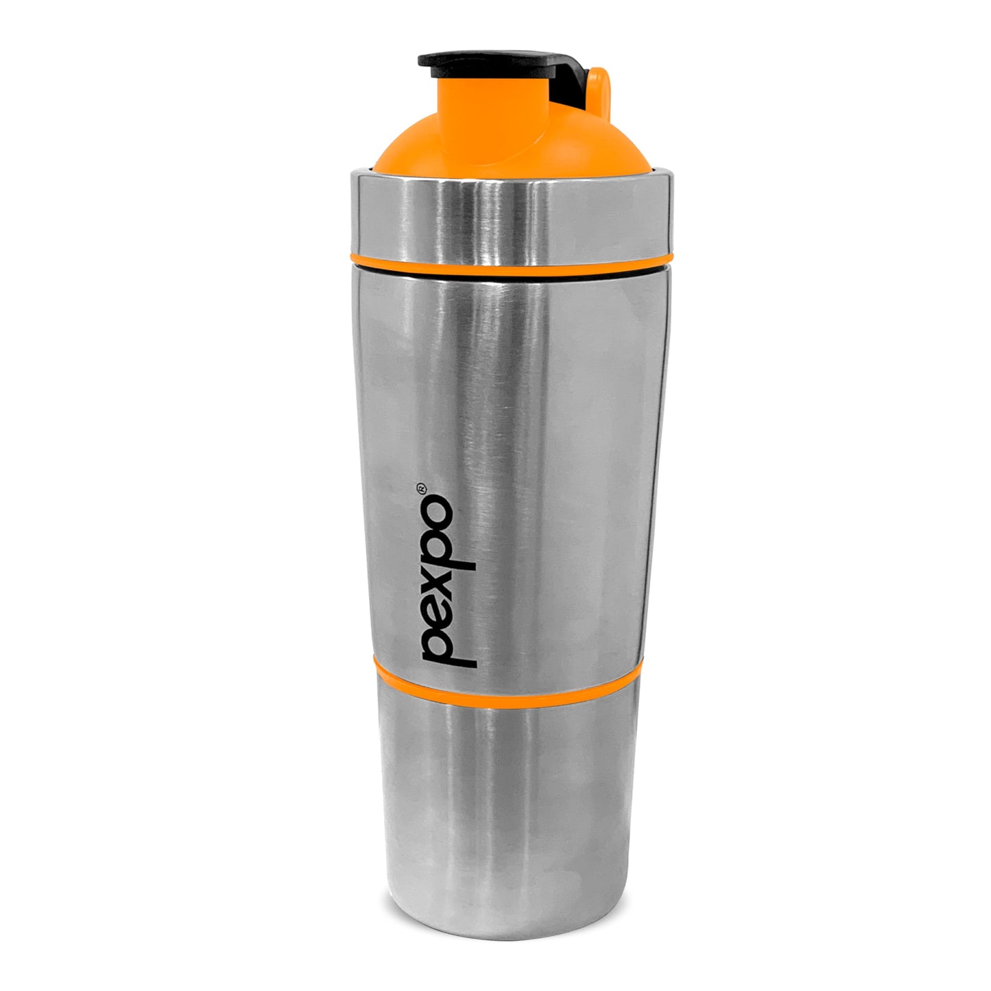 Kinetic Stainless Steel Shaker with extra Compartment