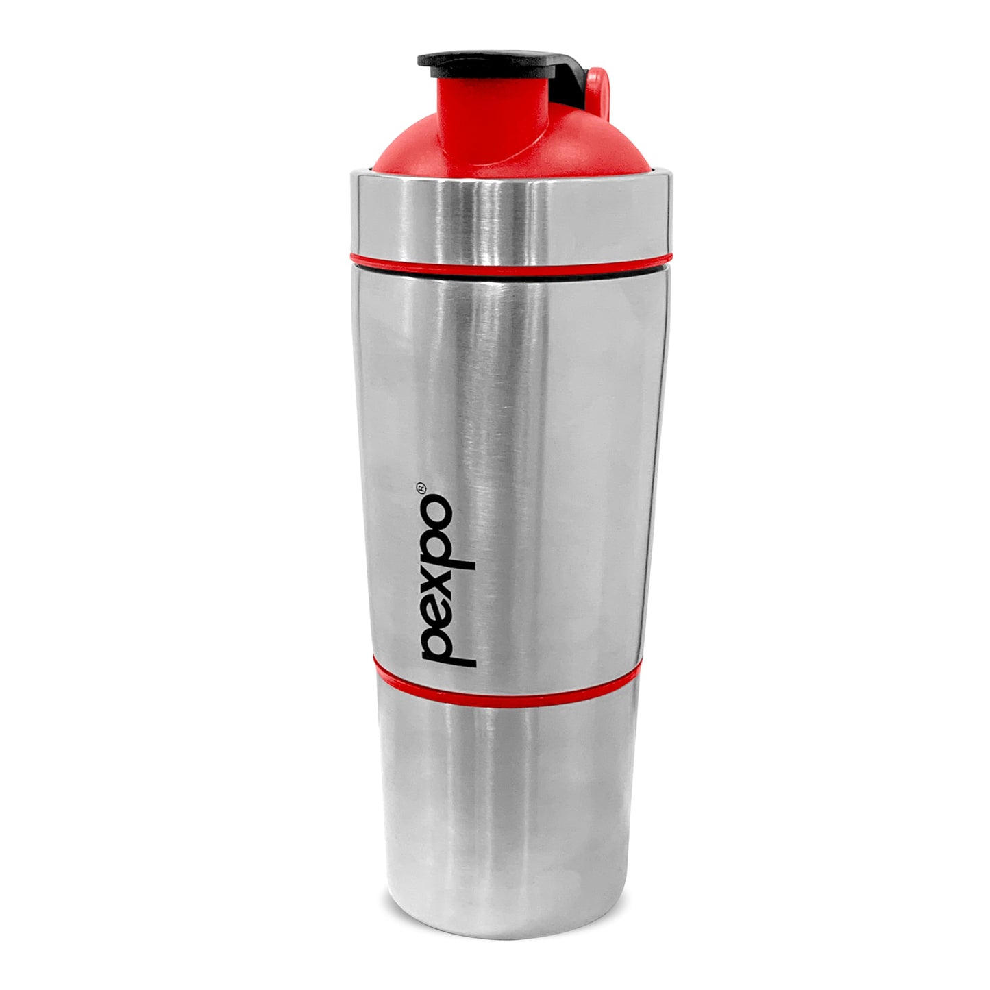 Kinetic Stainless Steel Shaker with extra Compartment