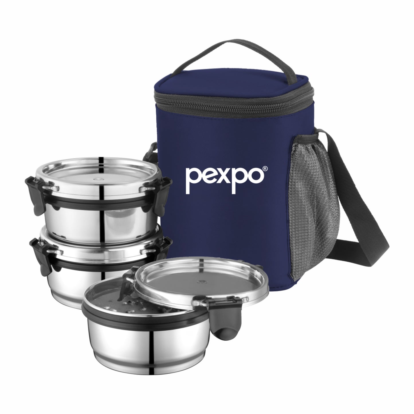 Pexpo STEEL X PRO - Stainless Steel  Office Lunch Box