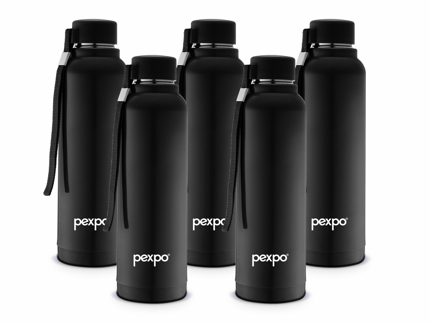 Pexpo Stereo-PU Insulated 4 Hours Warm & Cold  700 ml | Safe & Portable (Stainless Steel)