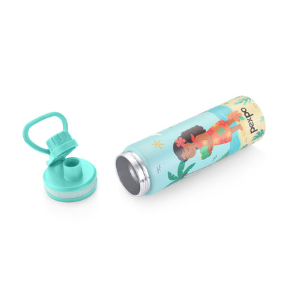 Texas Sea Green Doll Print Hot & Cold Water Bottle